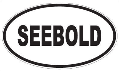 SEEBOLD - Oval Sticker