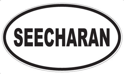 SEECHARAN - Oval Sticker