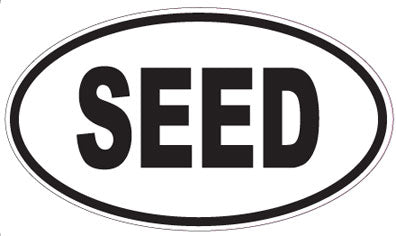 SEED - Oval Sticker
