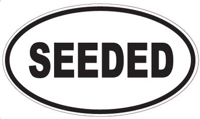 SEEDED - Oval Sticker