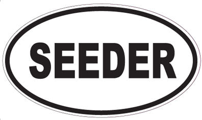 SEEDER - Oval Sticker