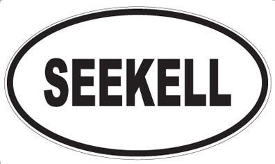 SEEKELL - Oval Sticker