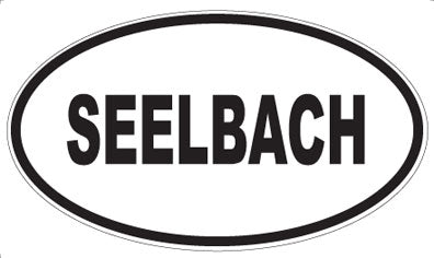 SEELBACH - Oval Sticker