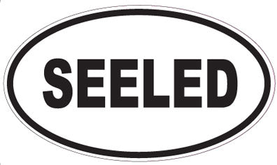 SEELED - Oval Sticker