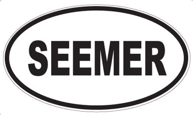SEEMER - Oval Magnet