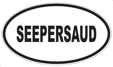 SEEPERSAUD - Oval Magnet