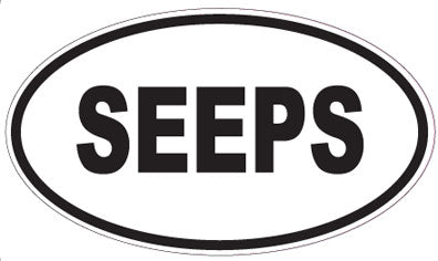 SEEPS - Oval Magnet