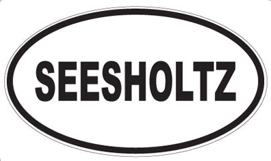 SEESHOLTZ - Oval Magnet