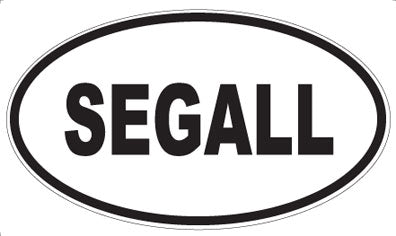SEGALL - Oval Magnet