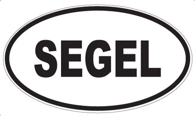 SEGEL - Oval Sticker