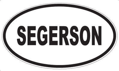 SEGERSON - Oval Magnet