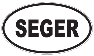 SEGER - Oval Magnet