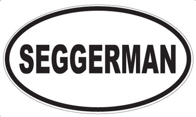 SEGGERMAN - Oval Sticker