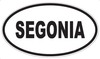 SEGONIA - Oval Sticker