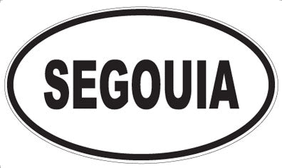 SEGOUIA - Oval Sticker
