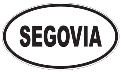 SEGOVIA - Oval Magnet