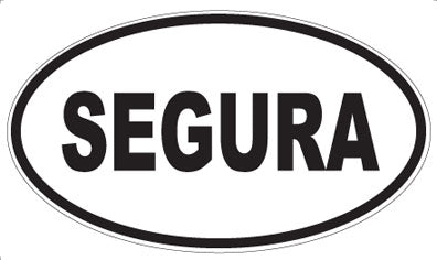 SEGURA - Oval Sticker