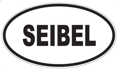 SEIBEL - Oval Sticker