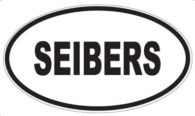 SEIBERS - Oval Magnet