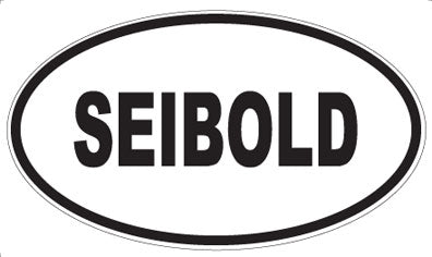 SEIBOLD - Oval Sticker
