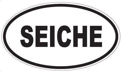 SEICHE - Oval Sticker