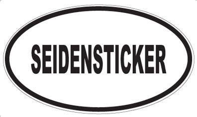 SEIDENSTICKER - Oval Sticker