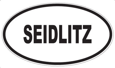 SEIDLITZ - Oval Sticker