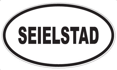 SEIELSTAD - Oval Sticker