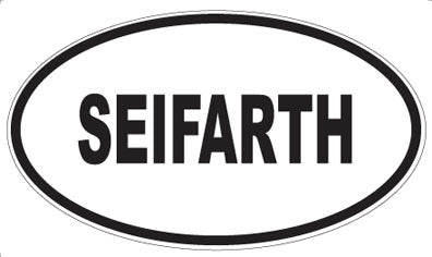 SEIFARTH - Oval Sticker