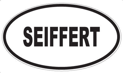 SEIFFERT - Oval Sticker