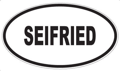 SEIFRIED - Oval Sticker