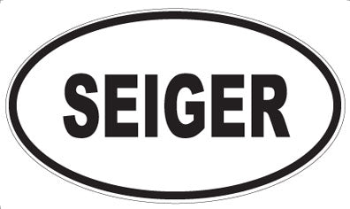 SEIGER - Oval Magnet