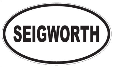 SEIGWORTH - Oval Magnet