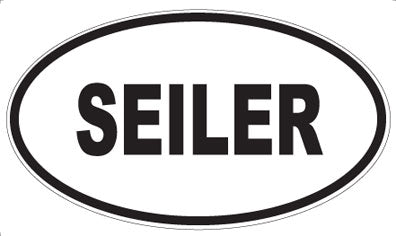 SEILER - Oval Magnet