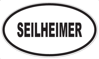SEILHEIMER - Oval Sticker