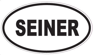 SEINER - Oval Sticker