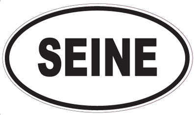 SEINE - Oval Magnet
