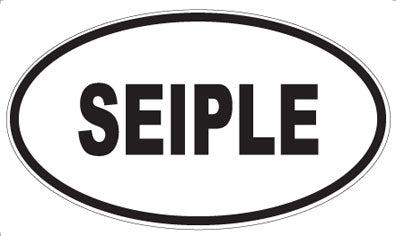 SEIPLE - Oval Sticker