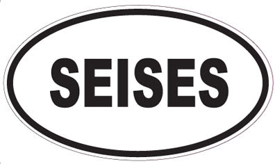 SEISES - Oval Sticker