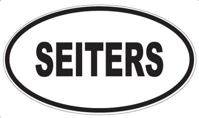 SEITERS - Oval Magnet