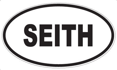 SEITH - Oval Sticker