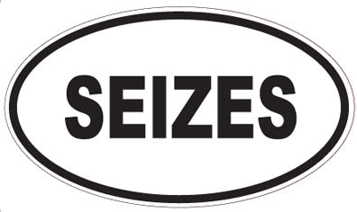 SEIZES - Oval Sticker