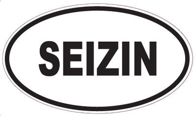 SEIZIN - Oval Sticker
