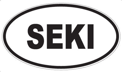 SEKI - Oval Sticker