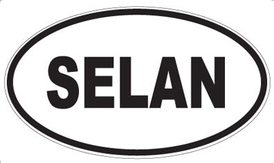 SELAN - Oval Sticker