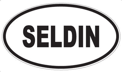SELDIN - Oval Sticker