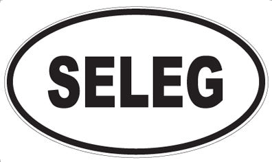SELEG - Oval Sticker