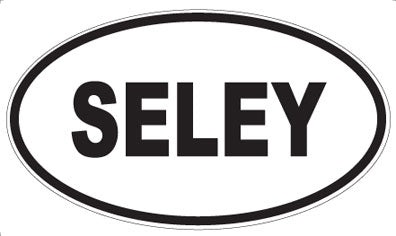 SELEY - Oval Sticker