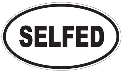 SELFED - Oval Sticker