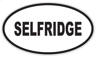 SELFRIDGE - Oval Sticker